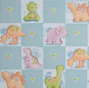Cute a Saurus by Cathy Heck for Springs - Animal Patch